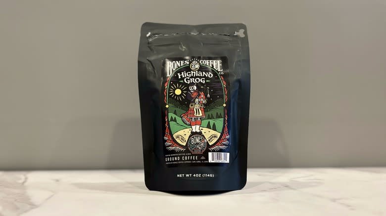 Highland Grog coffee packet