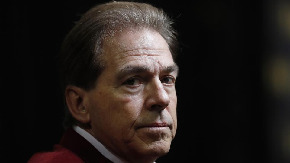 Nick Saban’s Alabama team improved to 4-0 with a win over Texas A&M. (AP Photo/John Bazemore, File)