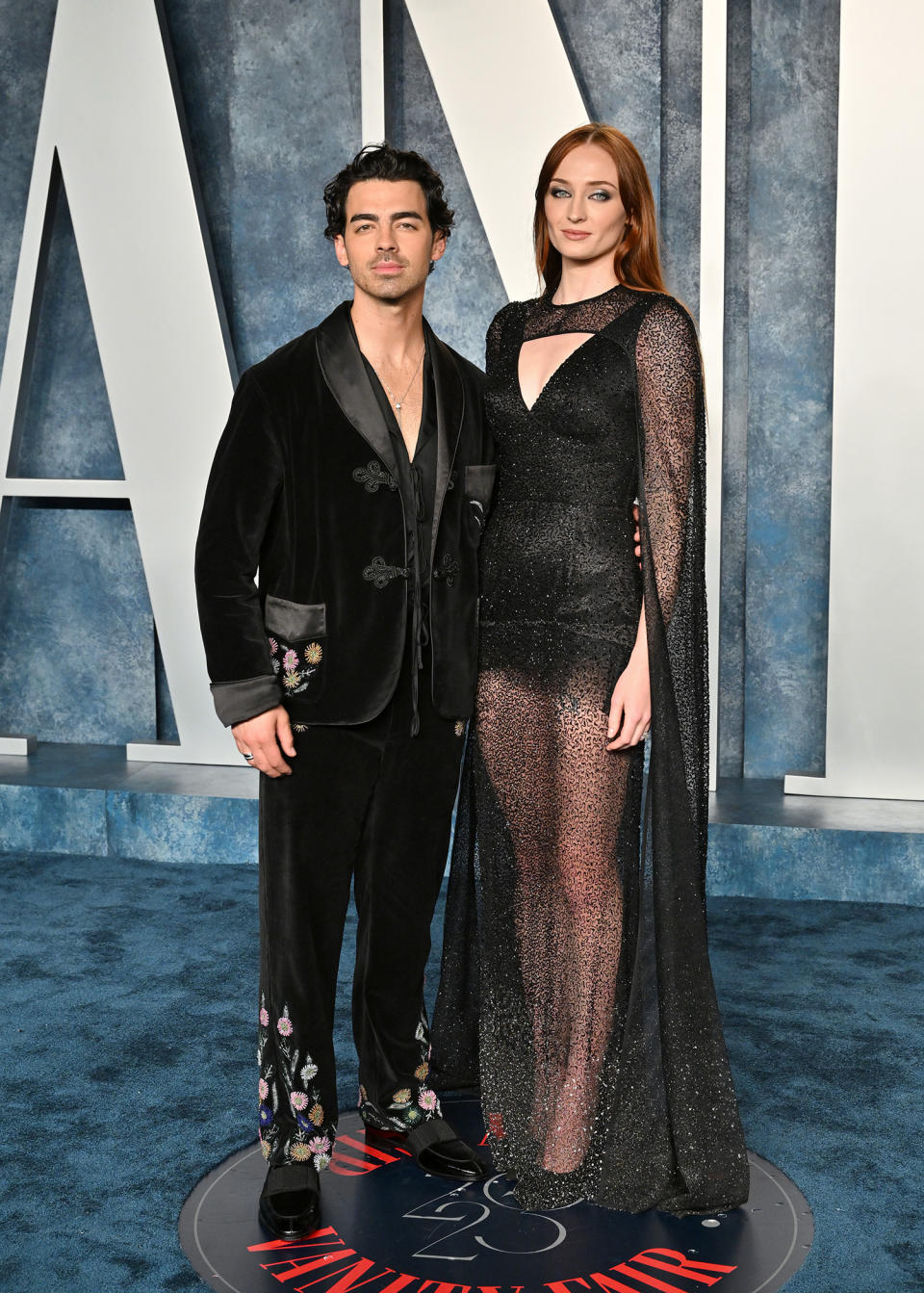 Joe Jonas and Sophie Turner at the Vanity Fair party