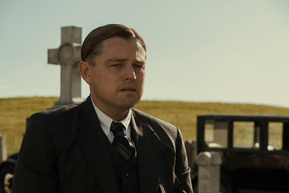 Leonardo DiCaprio stars in Martin Scorsese's "Killers of the Flower Moon," but was shut out by SAG.