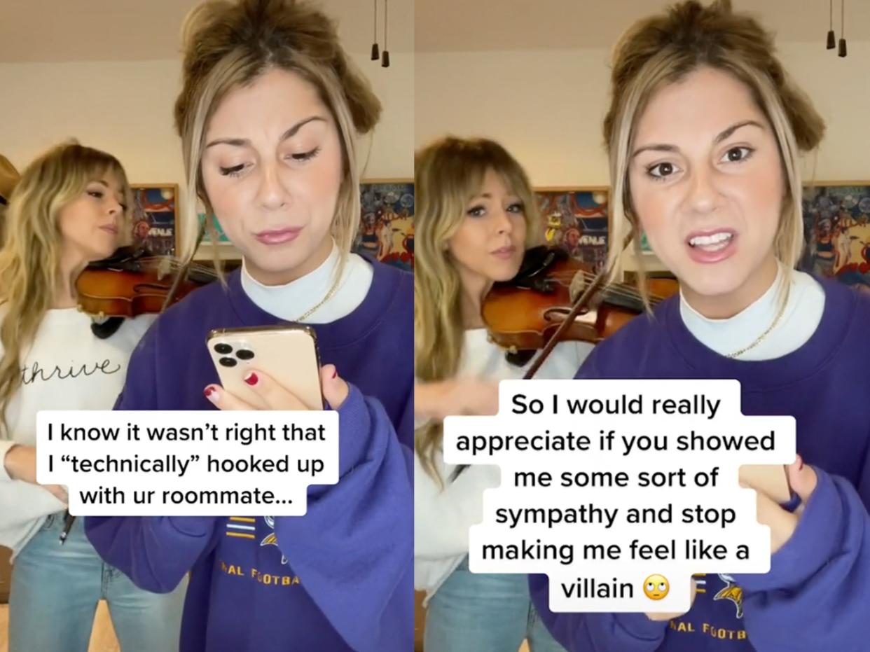 Singer-songwriter Jax and violinist Lindsey Stirling created a viral tune to Jax's ex's apology text.