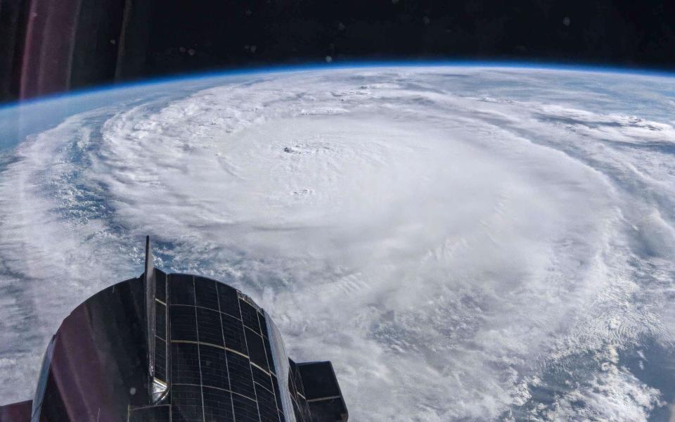 Hurricane Milton pictured from space