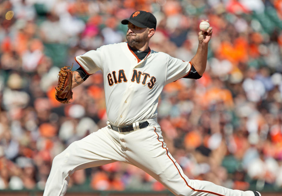 Jeremy Affeldt。（Photo by Brian Bahr/Getty Images）