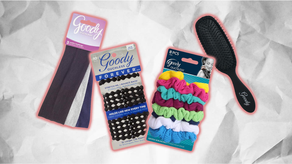 Goody products, including sustainable and natural hair accessories made of plant-based and earth-friendly materials, so you can do good while looking good.