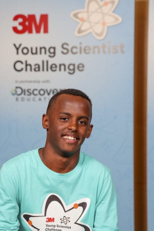 Heman Bekele, a 14-year-old from Annandale, Virginia won the prestigious 3M Young Scientist Challenge for developing a soap to treat melanoma, during the competition's final challenge on October 9 and 10.