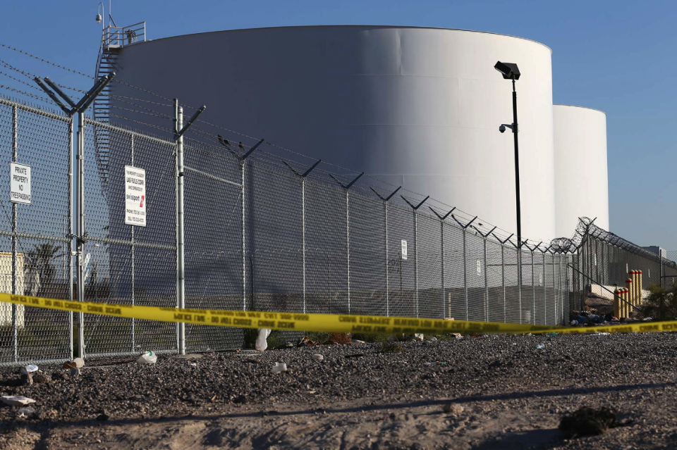 The fuel tanks were located within Paddock’s firing line