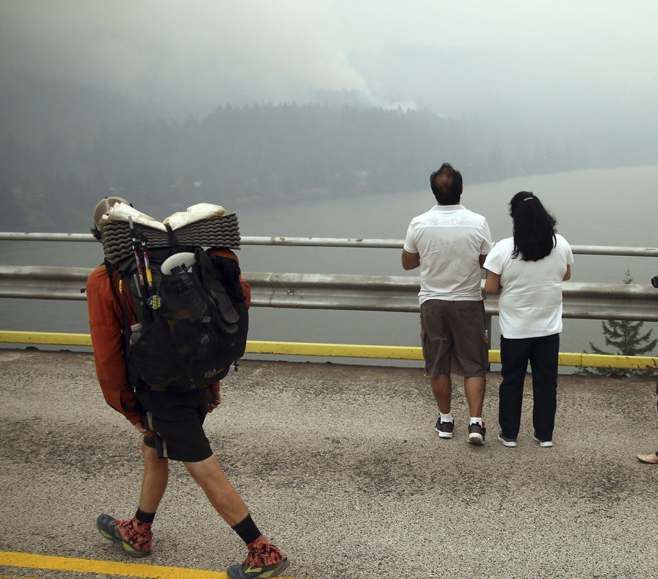 Wildfires burn out of control in Pacific Northwest