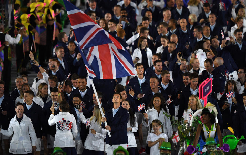 Andy Murray lead out Team GB at Rio 2016, Friday's Tokyo opening ceremony is expected to see only 50 members of the 376 strong team take part