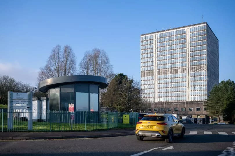 DVLA officers in Swansea -Credit:Matthew Horwood