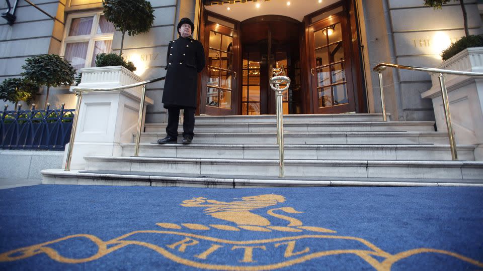 Hotels like the Ritz Hotel in London are popular with some of DelliBovi's VIP clients. - Dan Kitwood/Getty Images