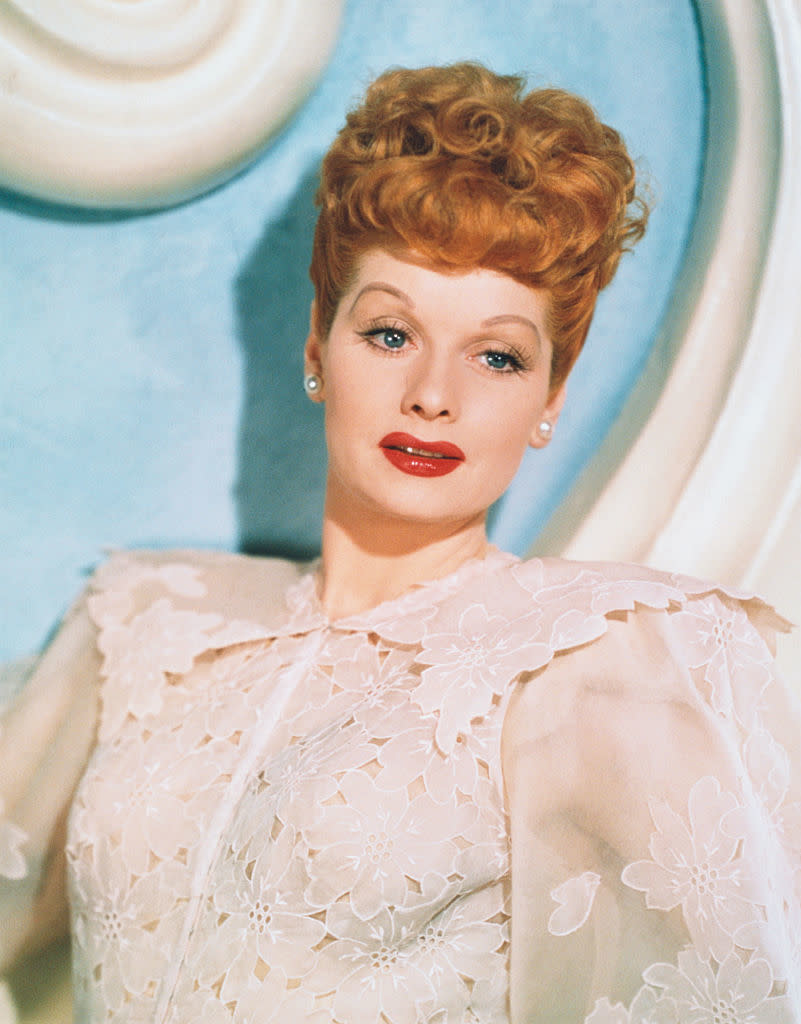 Closeup of Lucille Ball