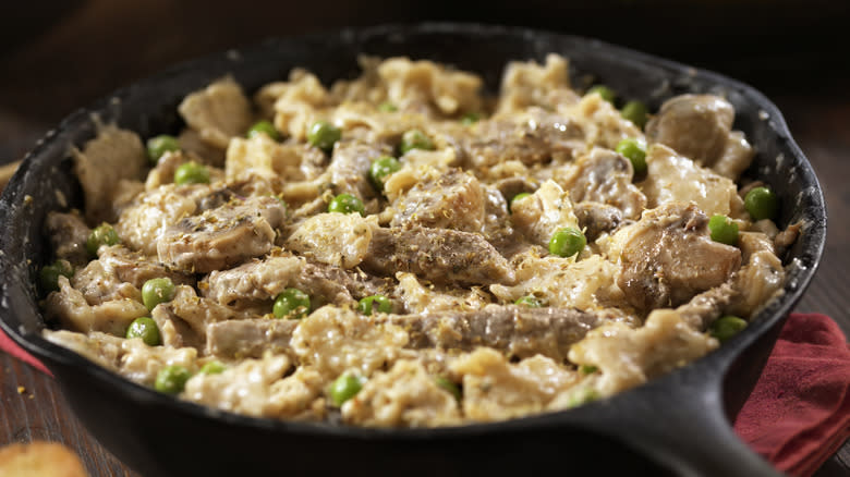 Beef stroganoff