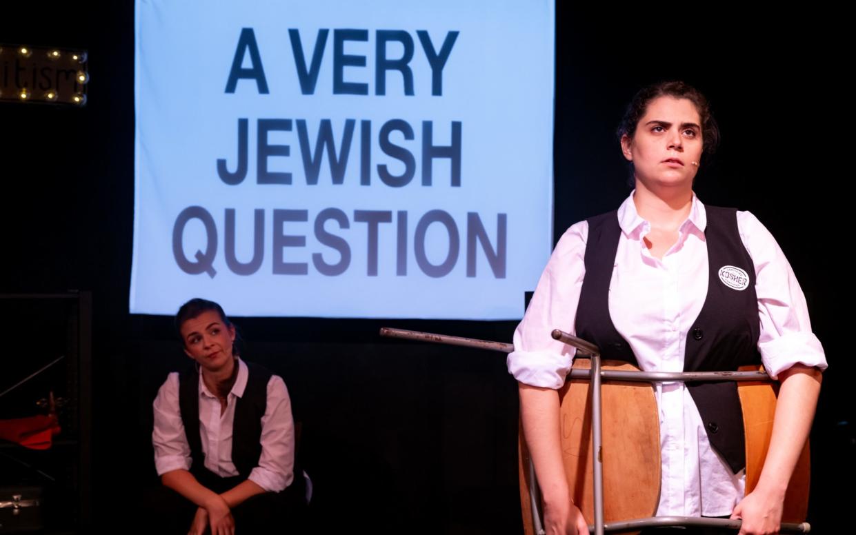 Amy Parker and Maya Kristal Tenenbaum in Antisemitism: A (((Musical)))