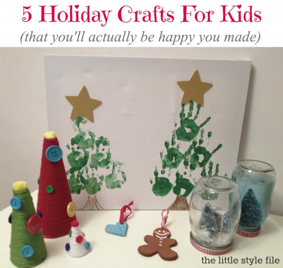 Make holiday crafts