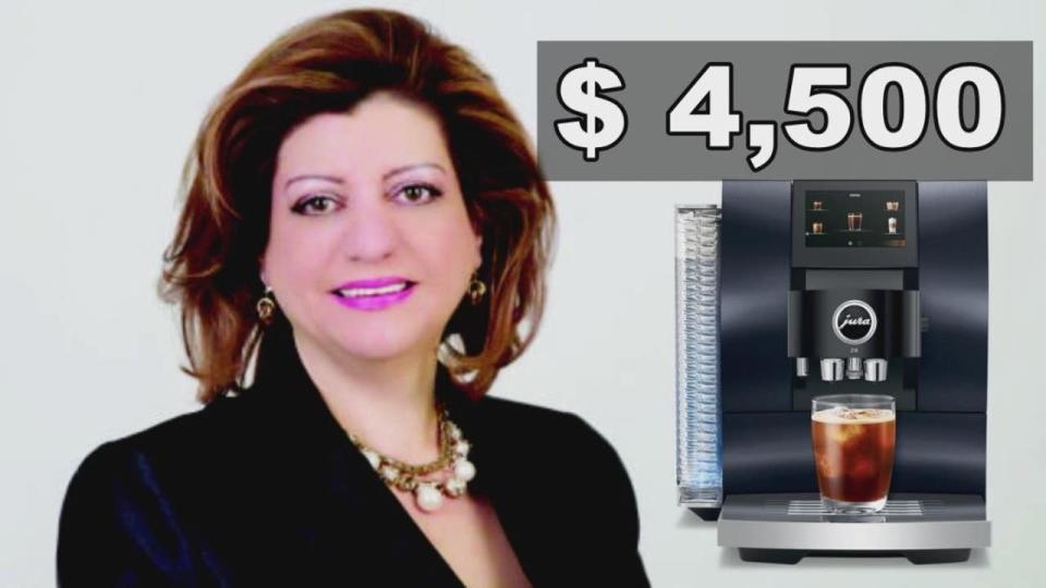 <div>Former MEDC member Fay Beydoun once purchased a coffee maker for her nonprofit for $4,500.</div>