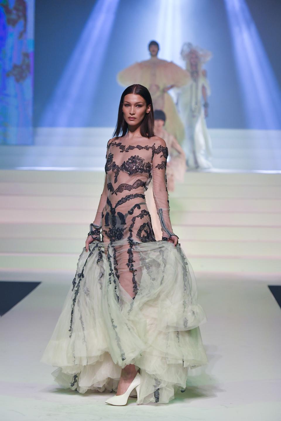 <h1 class="title">Jean-Paul Gaultier : Runway - Paris Fashion Week - Haute Couture Spring/Summer 2020</h1><cite class="credit">Victor VIRGILE/Getty Images</cite>