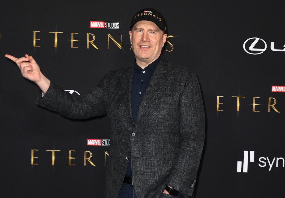 President of Marvel Studios and producer Kevin Feige arrives for Marvel Studios' 