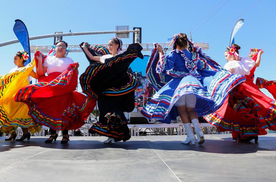 La celebración de "El Grito" en Salinas, California el 16 de septiembre, 2018.