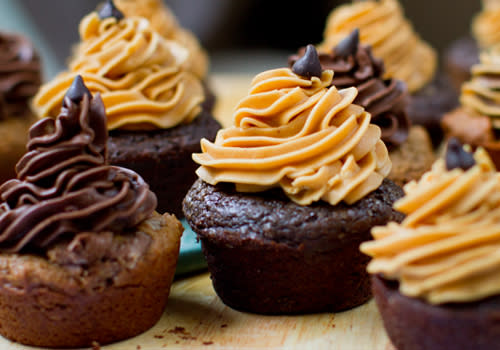 Chocolate PB Cupcakes