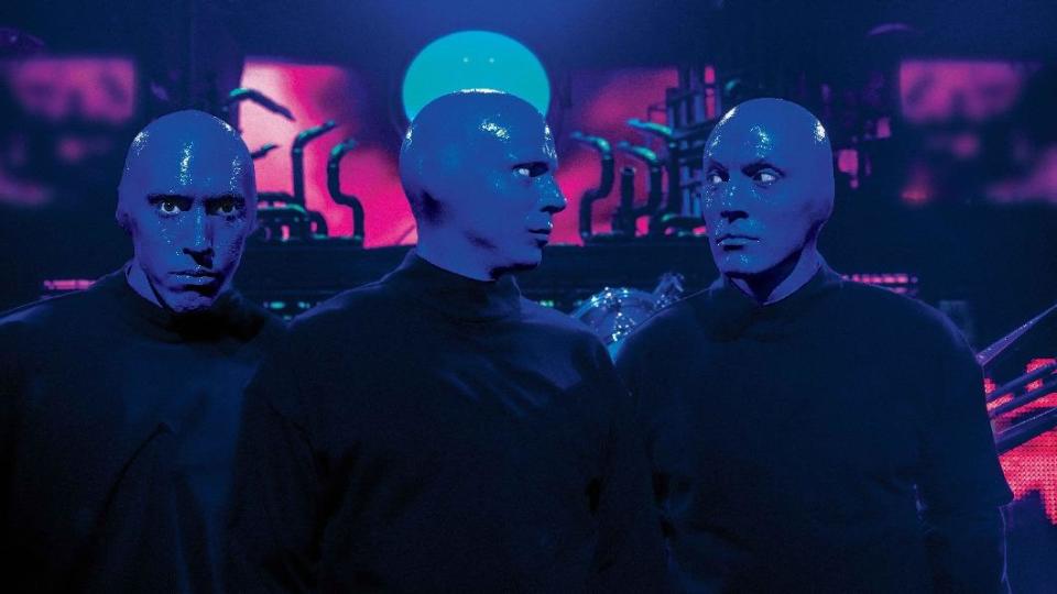 藍人樂團（Blue Man Group）將來台灣演出。（圖／寬宏藝術提供）