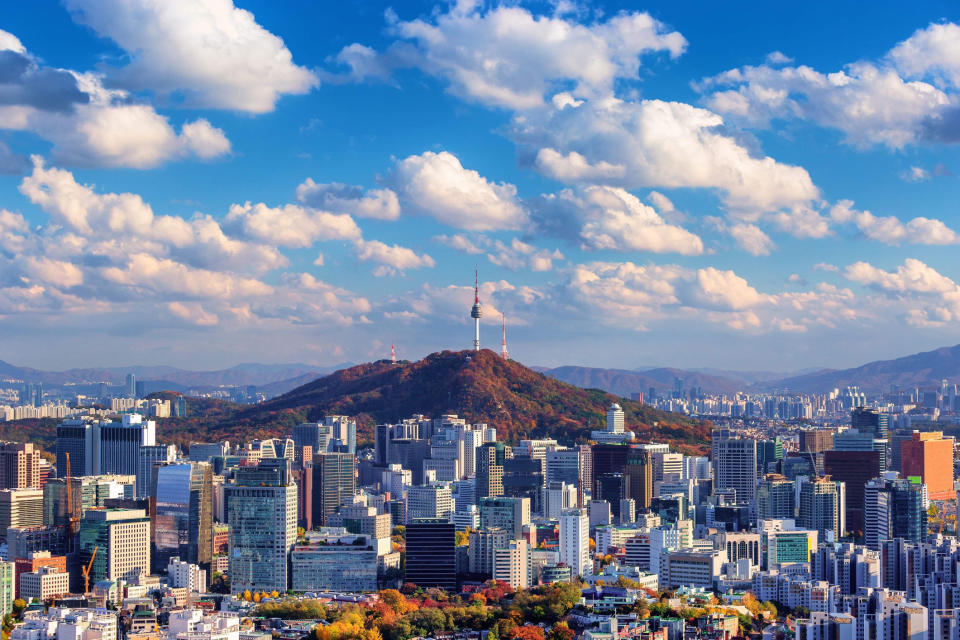 A cityscape of Seoul, South Korea.