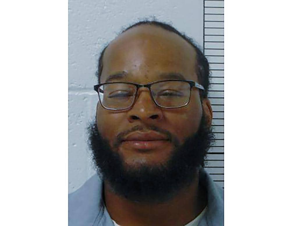 This photo provided by the Missouri Department of Corrections shows Kevin Johnson. Kevin Johnson is set to be executed Tuesday, Nov. 29, 2022, for killing Kirkwood, Missouri, Police Officer William McEntee in 2005. (Missouri Department of Corrections via AP)