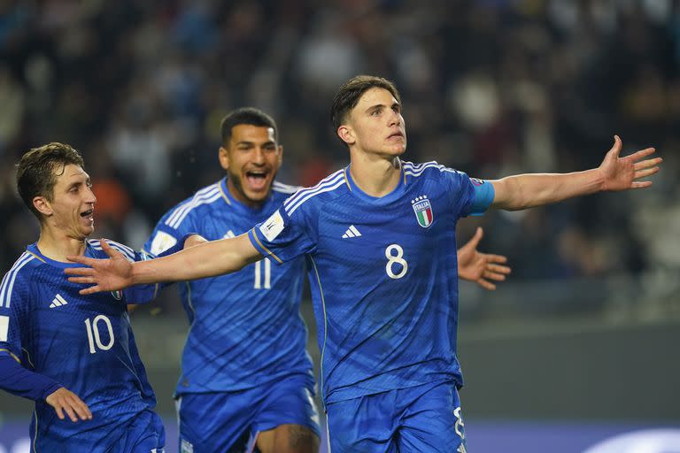 Cesare Casadei es el capitán de Italia y el actual goleador del Mundial Sub 20 Argentina 2023