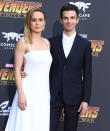 <p>The actress took a break from all her recent training for Captain Marvel to attend with her fiancé, musician Alex Greenwald. “WE SAW INFINITY WAR AND KNOW EVERYTHING THAT HAPPENS IN IT OMG,” she later <a rel="nofollow noopener" href="https://twitter.com/brielarson/status/988669988864114688" target="_blank" data-ylk="slk:tweeted;elm:context_link;itc:0;sec:content-canvas" class="link ">tweeted</a>. (Photo: Steve Granitz/WireImage) </p>