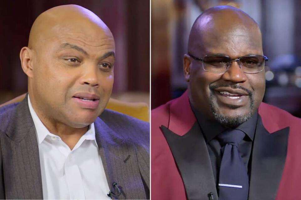 Charles Barkley and Shaquille O'Neal