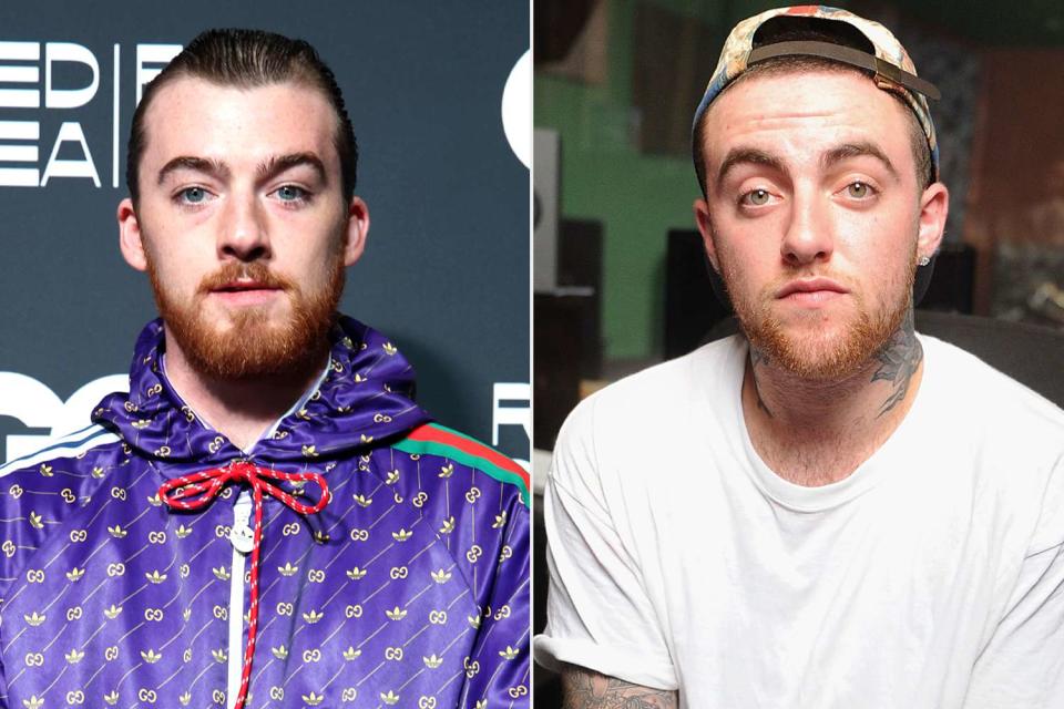 <p>Daniele Venturelli/Getty; Jamie McCarthy/Getty</p> Angus Cloud and Mac Miller