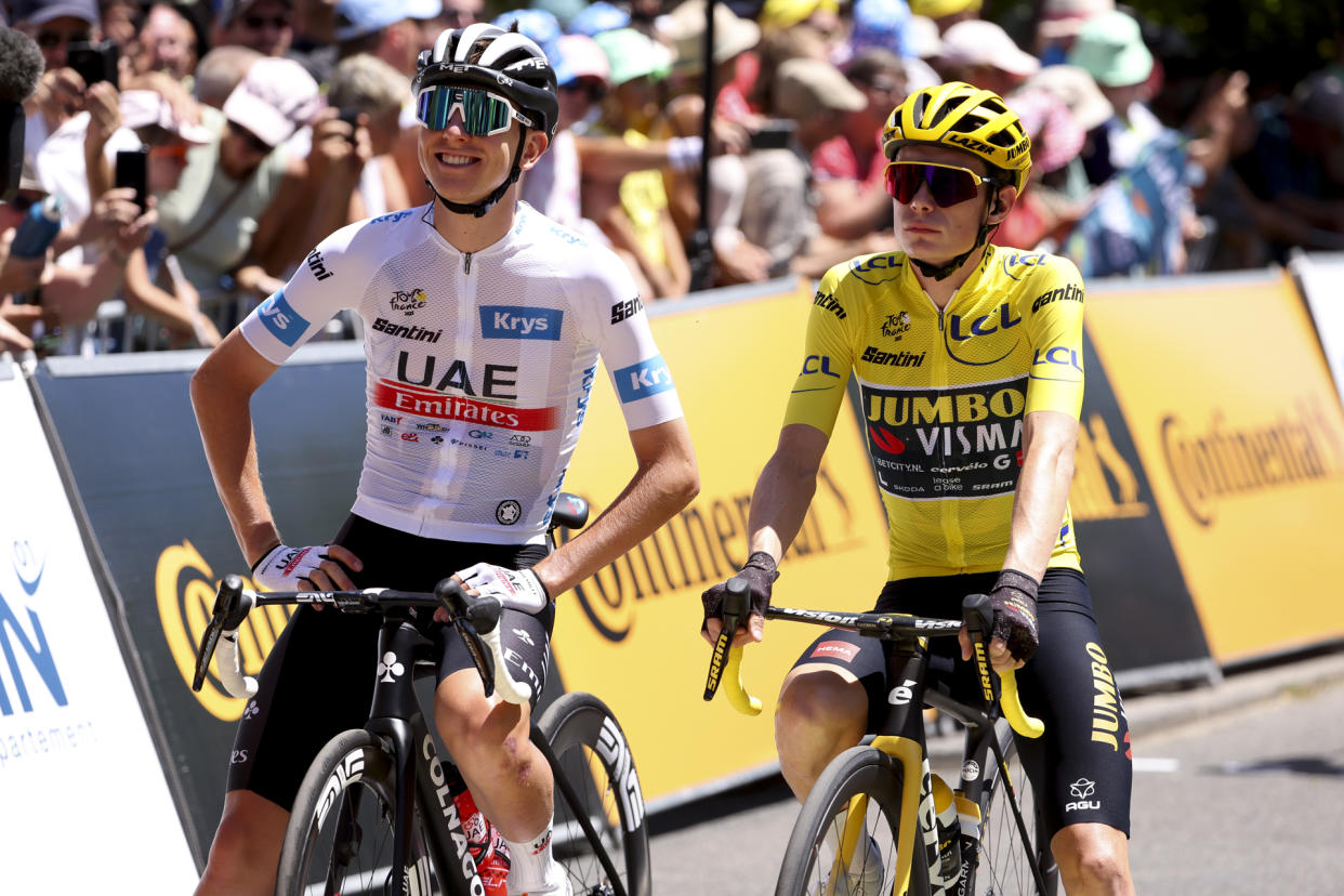  Tadej Pogačar and Jonas Vingegaard in the Tour de France 2023 