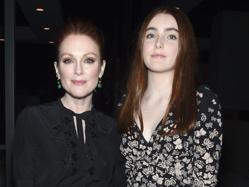 Julianne Moore and daughter Liv Freundlich