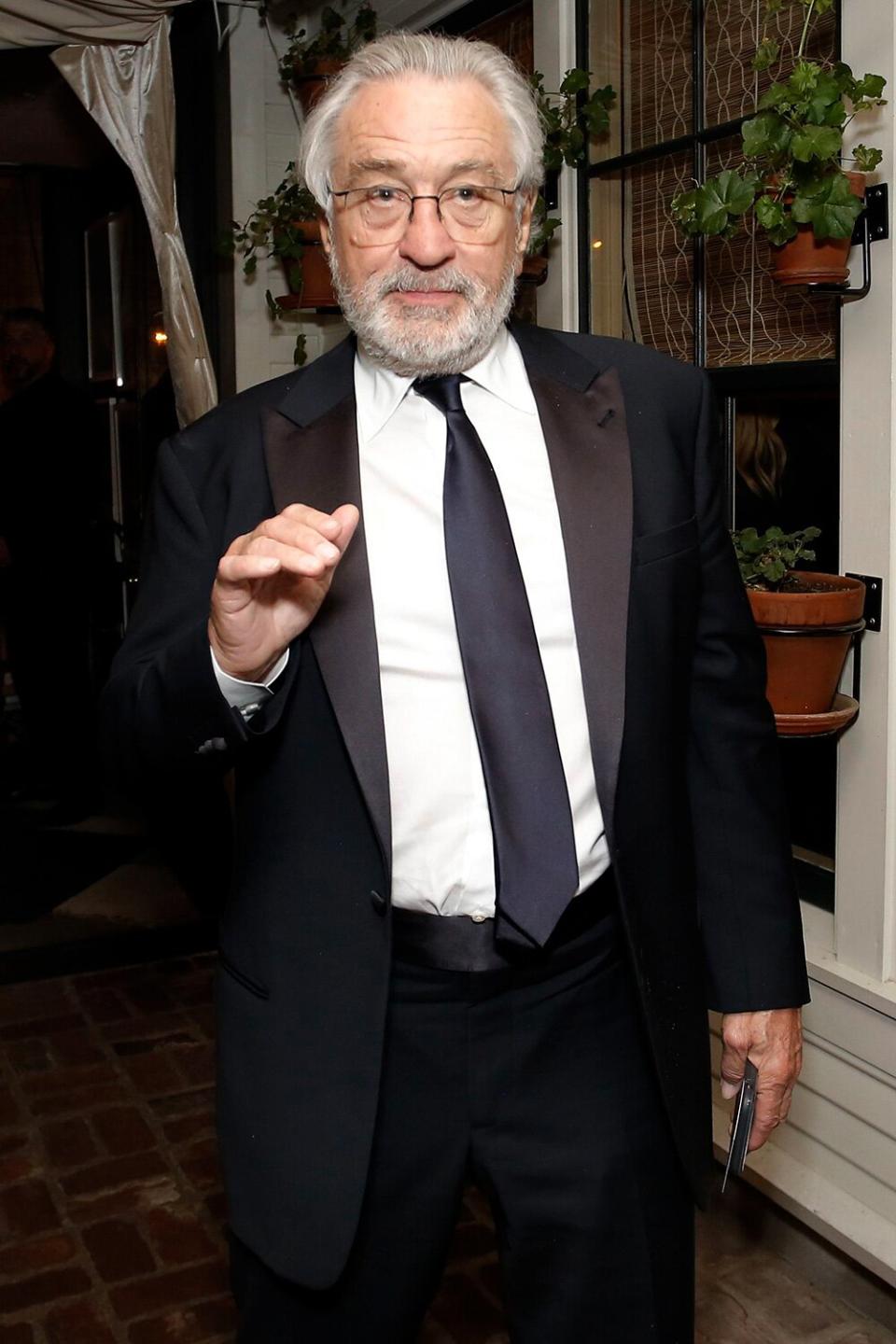 <em>The Irishman </em>actor Robert De Niro attends the 2020 Netflix Oscar Afterparty. 