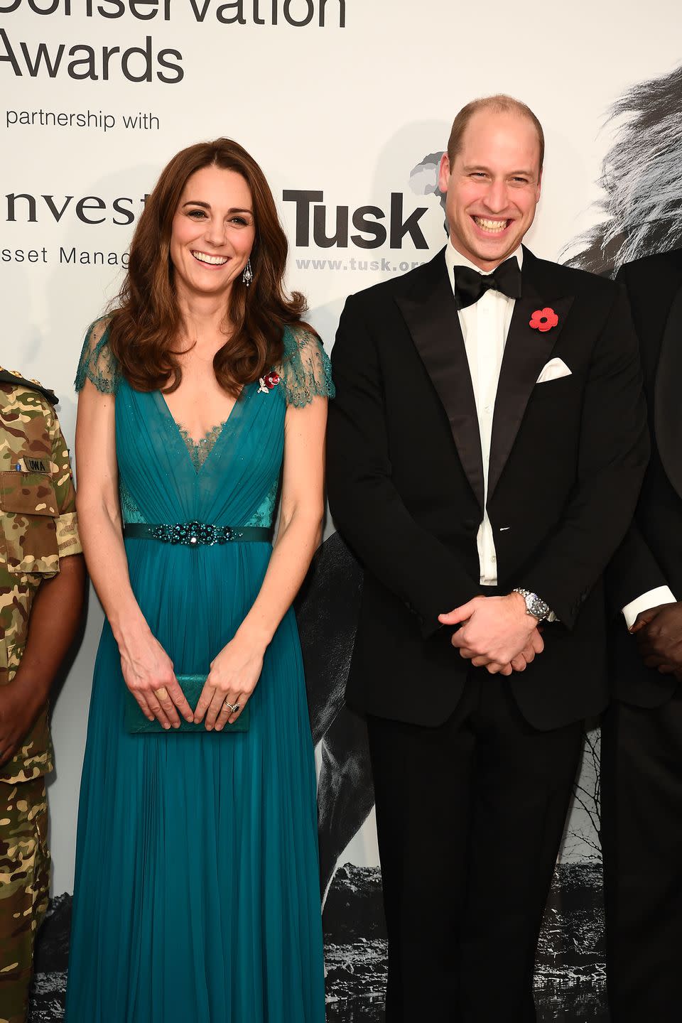 Even royals laugh while posing for group photos.