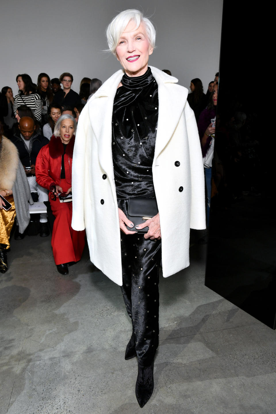 <p>at Jason Wu. </p>