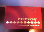 <p>Poleconomy, a vintage bilingual board game, is similar to Monopoly and could be the board game for families to gather around during the holidays. The game pieces are brand new and still in the original packaging. <a rel="nofollow noopener" href="http://etsy.me/2giNWaN" target="_blank" data-ylk="slk:Etsy;elm:context_link;itc:0;sec:content-canvas" class="link ">Etsy</a> </p>