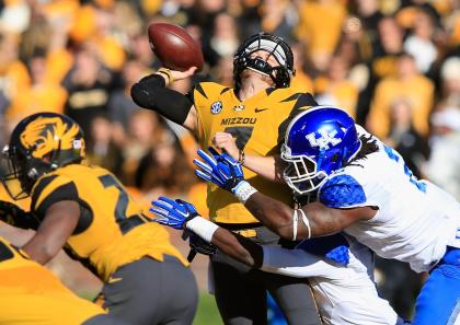 Bud Dupree put some big hits on a few QBs this season. (Getty Images) 