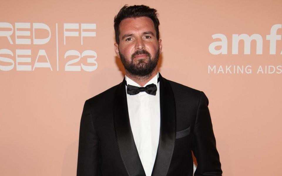 Andrea Iervolino attends the amfAR gala Venezia 2023 presented The Red Sea International Film Festival on September 03, 2023 in Venice, Italy.