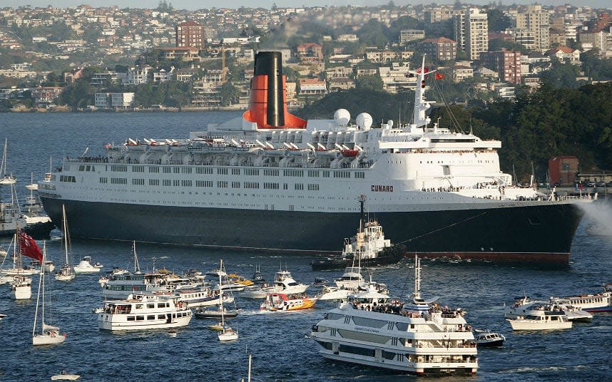 In excess of 70,000 bottles of champagne were drunk every year, on average, on the QE2, prior to her retirement in 2008 - Reuters