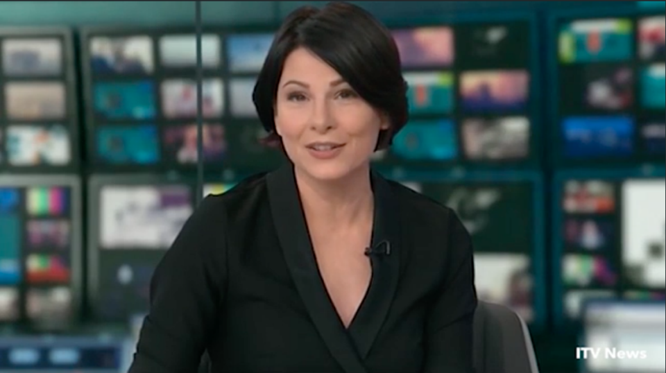 She quickly cut to an ad break. Photo: ITV