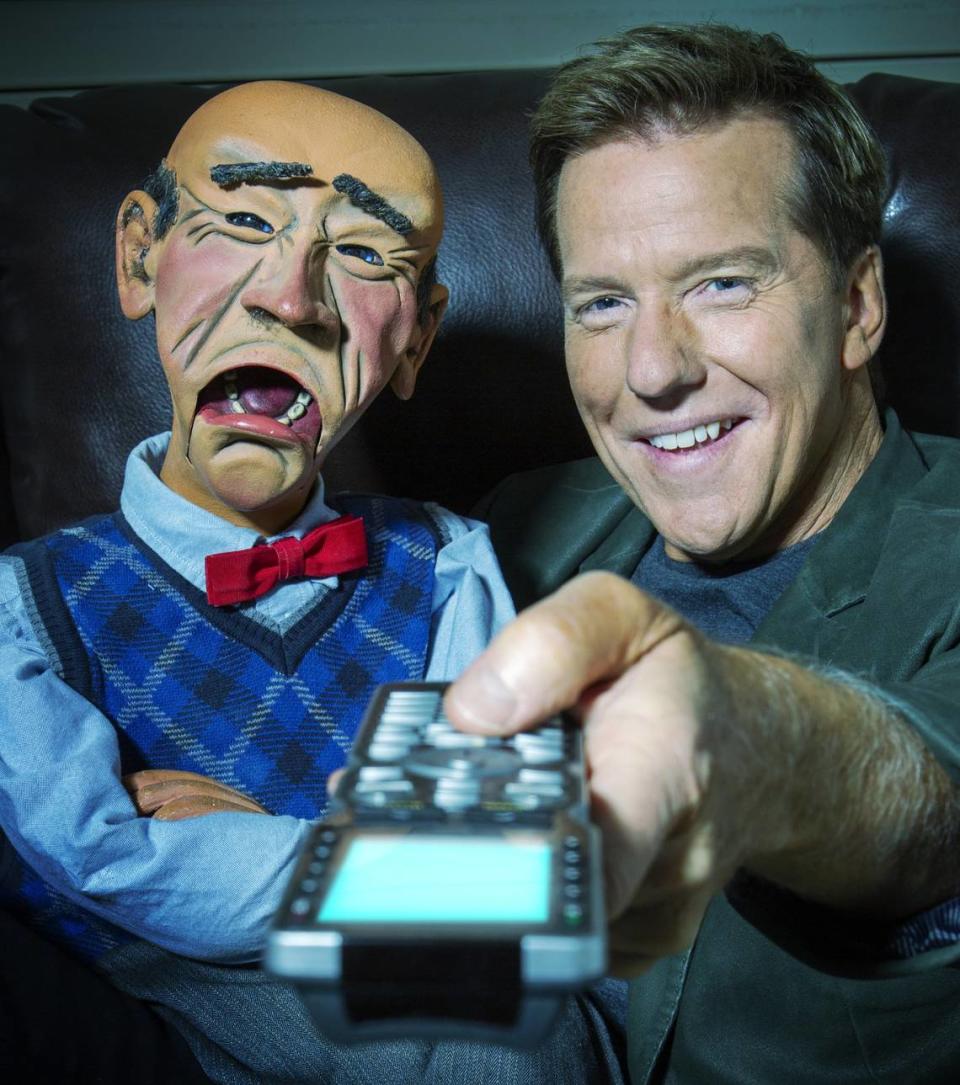 Comedian Jeff Dunham with Walter, one of his puppets. The ventriloquist returns to Rupp Arena March 5 with his “Still Not Canceled” tour.