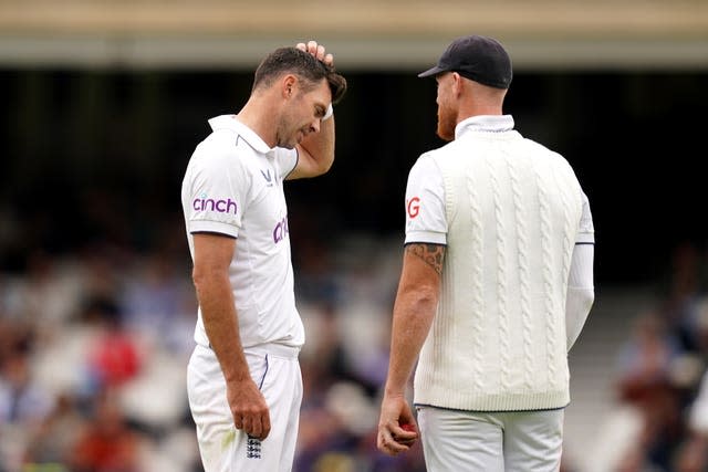 Ben Stokes (right) was part of the leadership group who decided to end Anderson's glittering career