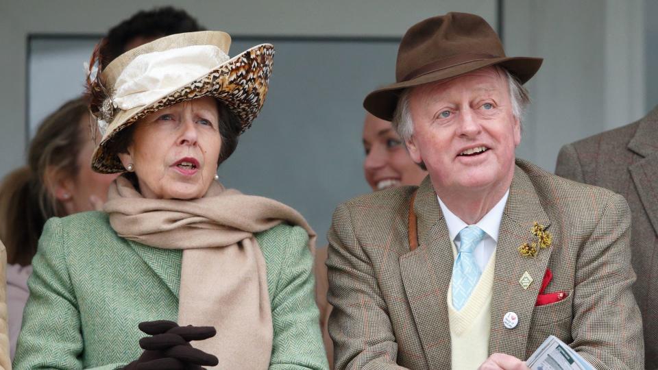 Anne and Andrew Parker Bowles enjoying the Cheltenham Festival 2016