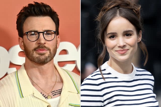 <p>ANGELA WEISS/AFP via Getty; Marc Piasecki/WireImage</p> Chris Evans and Alba Baptista