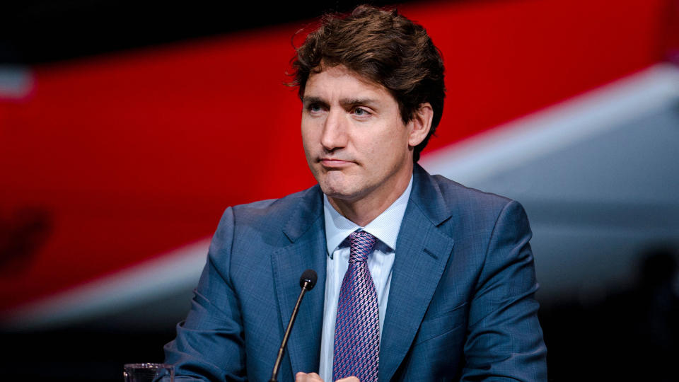 Canadian Prime Minister Justin Trudeau is disappointed in his favourite team. (Photo by ANDREJ IVANOV/AFP via Getty Images)