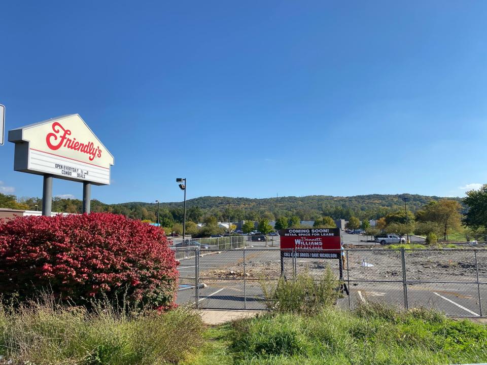 The Friendly's in East Stroudsburg has been torn down already, as seen in this Wednesday, Oct. 4, 2023, photo. A Starbucks is one of three businesses coming to the property.