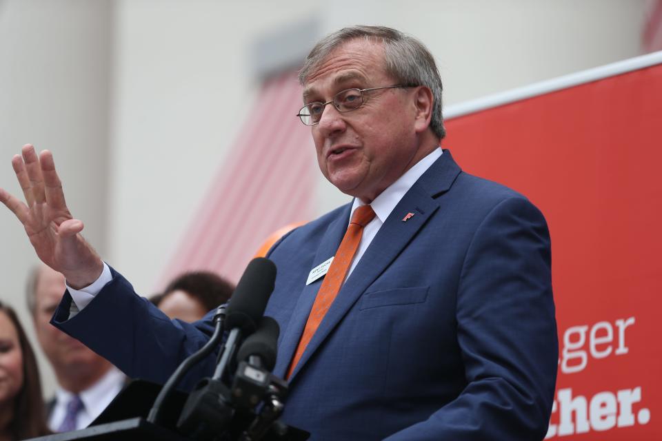 University of Florida President Kent Fuchs speaks during UF Day at the Capitol Tuesday, Feb. 18, 2020. 