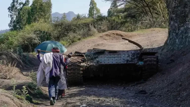 A la guerra en Tigray se han sumado las fuerzas militares de la vecina Eritrea, las cuales se han aliado a las etíopes contra los rebeldes.