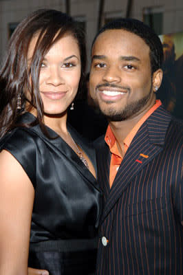 Larenz Tate with Tomasina at the Beverly Hills premiere of Lions Gate Films' Crash