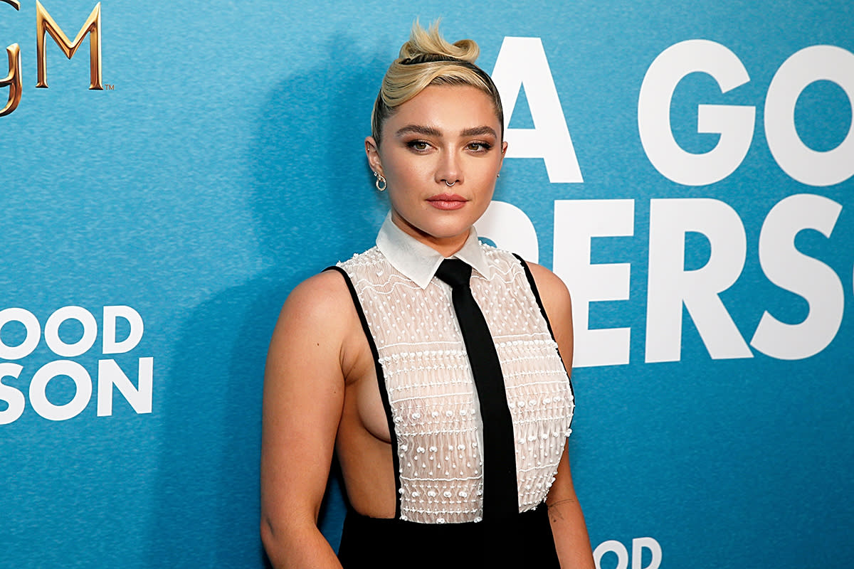 NUEVA YORK, NUEVA YORK - 20 MARZO: Florence Pugh asiste a la proyección de 'A Good Person' de MGM en el Metrograph de Nueva York el 20 de marzo de 2023 (Foto: Dominik Bindl/WireImage via Getty Images)